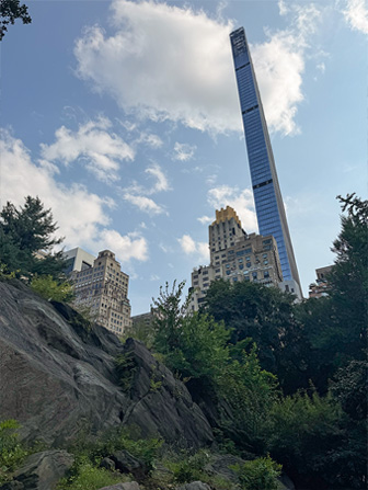 Felsen im Central Park