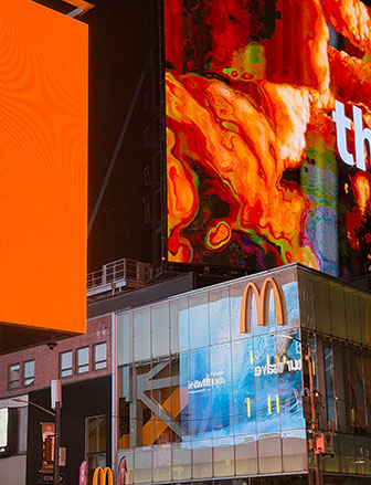 Reklame am Times Square