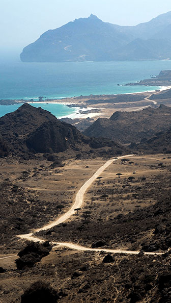 Bergige Landschaft Jemen