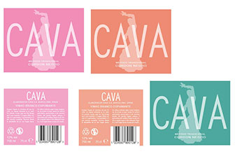 Cava Etiketten