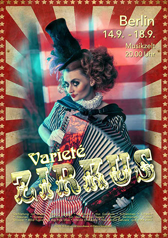 Plakat Variete Zirkus