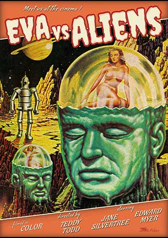 B-Movie Poster Eva vs Aliens