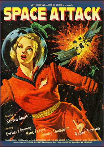 B-Movie Poster Space Attack