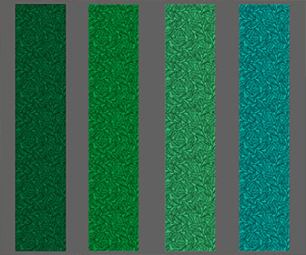 Grafik für Säulen mit Blättern