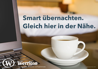 Hotel Werbeplakat