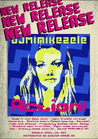 1990er Album Release Poster DJ Mimi