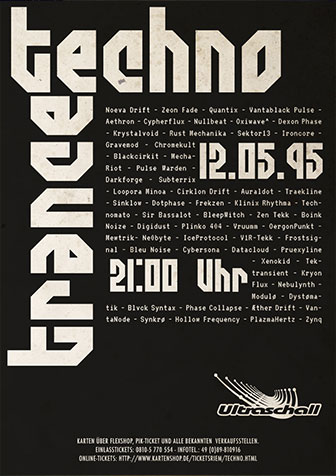 1990er Club Poster